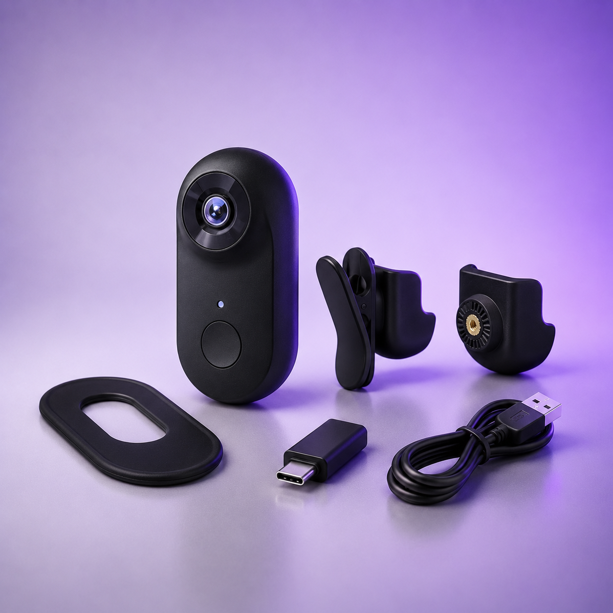 Pet Collar Mount Mini Action Camera
