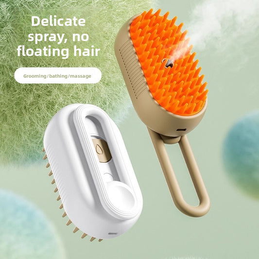 Electric Spray Pet Grooming Brush